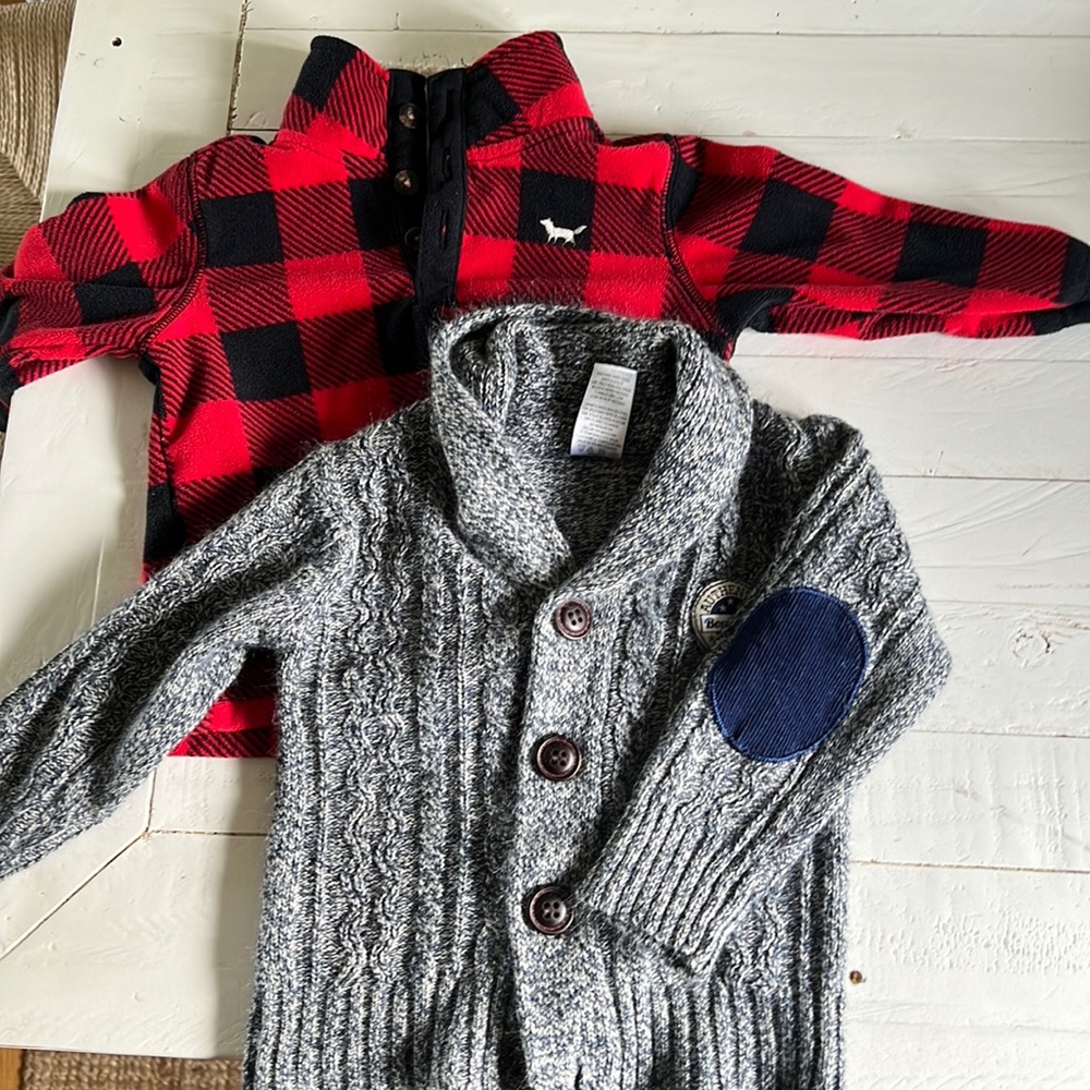 18MO boys sweaters, set of 2